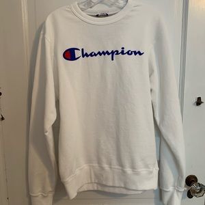 Men’s White Champion Hoodie